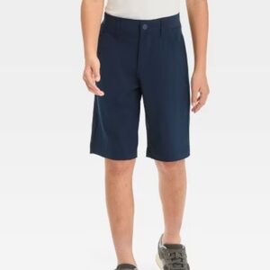 CAT&JACK BOYS Navy Blue Chino Shorts size 14